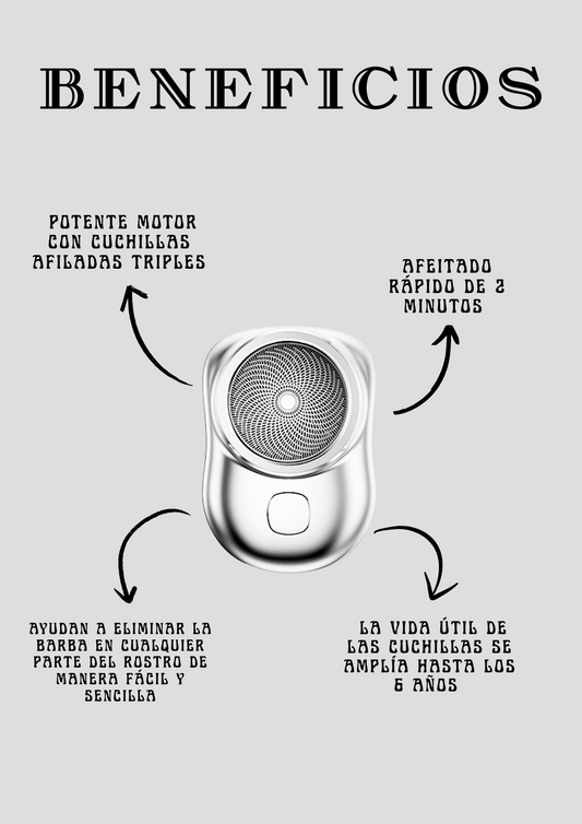 "MINI AFEITADOR SHAVER"