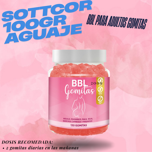 BBL PARA ADULTOS GOMITAS SOTTCOR 100GR AGUAJE